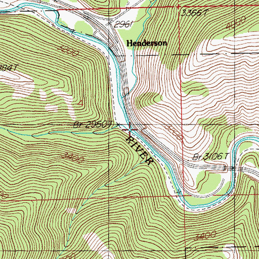 Topographic Map of Mann (historical), MT