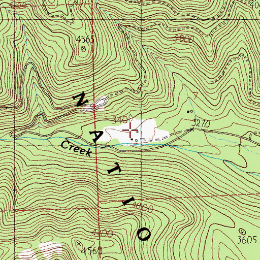 Topographic Map of Crescent City (historical), MT