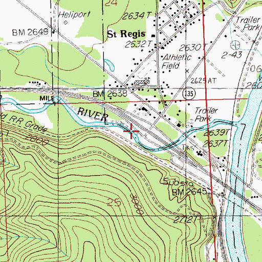 Topographic Map of Interchange 33, MT