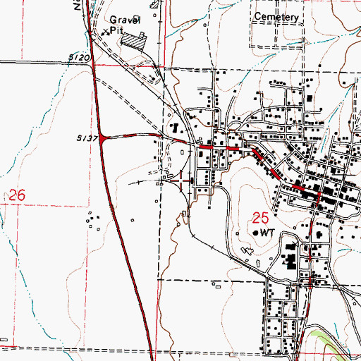 Topographic Map of Philipsburg, MT