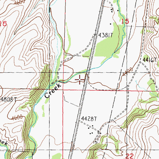 Topographic Map of Elephant (historical), MT