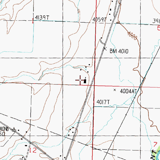 Topographic Map of The Church of Jesus Christ of Latter Day Saints, MT