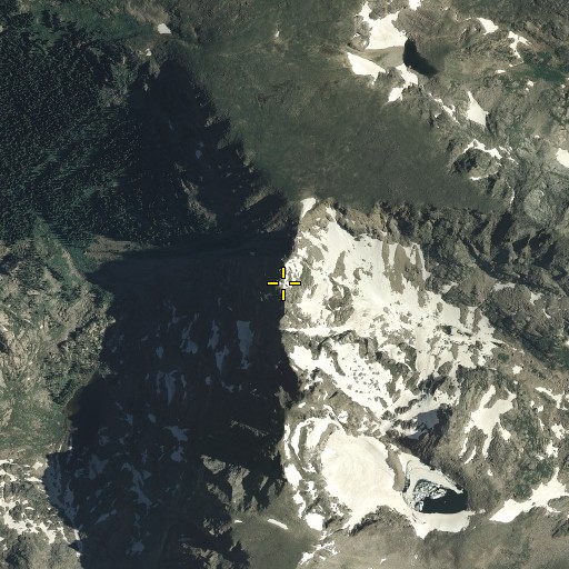 Aerial/Satellite Image of The Cleaver, CO
