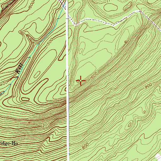 Topographic Map of Gertrudes Nose, NY