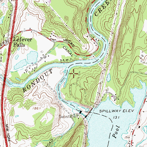 Topographic Map of Wallkill Valley, NY