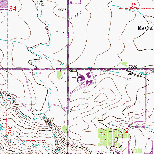 Topographic Map of Front Range Community College Fort Collins Campus, CO