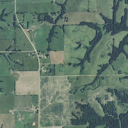 Aerial/Satellite Image of Brummitt Cemetery, MO