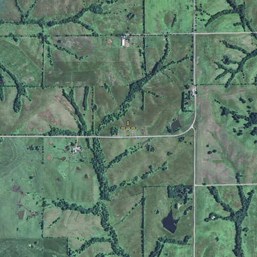 Aerial/Satellite Image of Berry Cemetery, MO