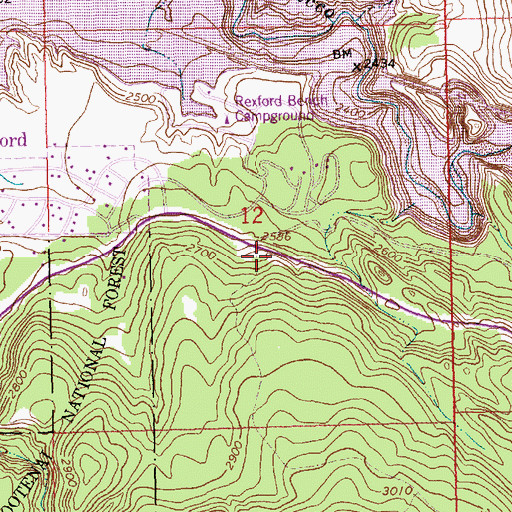 Topographic Map of Cato (historical), MT
