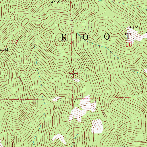Topographic Map of Leib Cemetery, MT