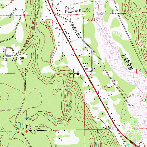 Topographic Map of The Church of Jesus Christ of Latter Day Saints, MT