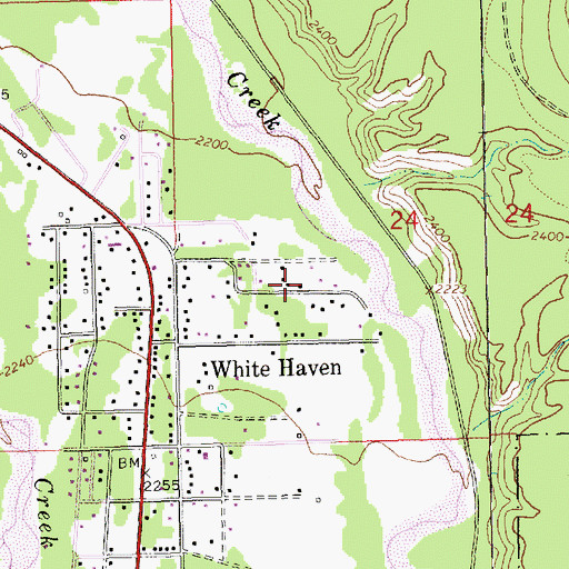 Topographic Map of Kens Trailer Court, MT