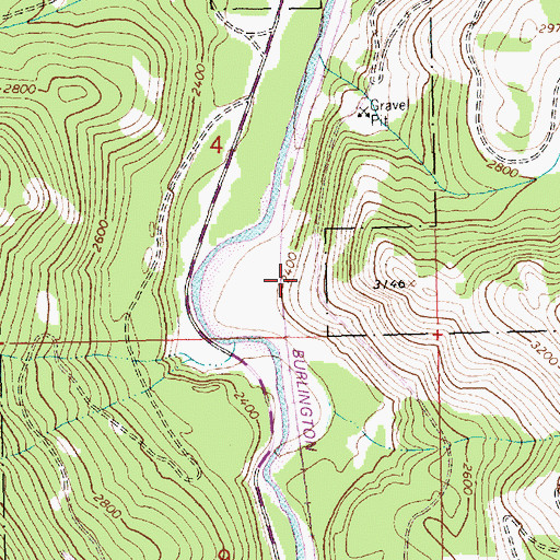 Topographic Map of Scotchville (historical), MT