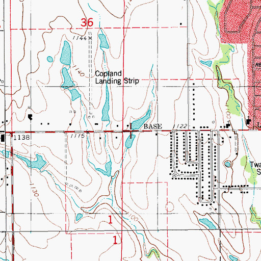 Topographic Map of The Church of Jesus Christ of Latter Day Saints, OK