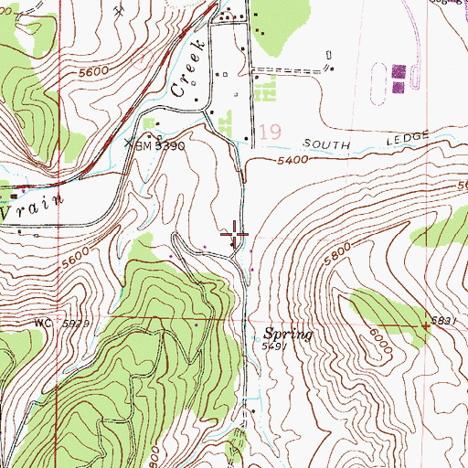 Topographic Map of Red Hill Gulch, CO