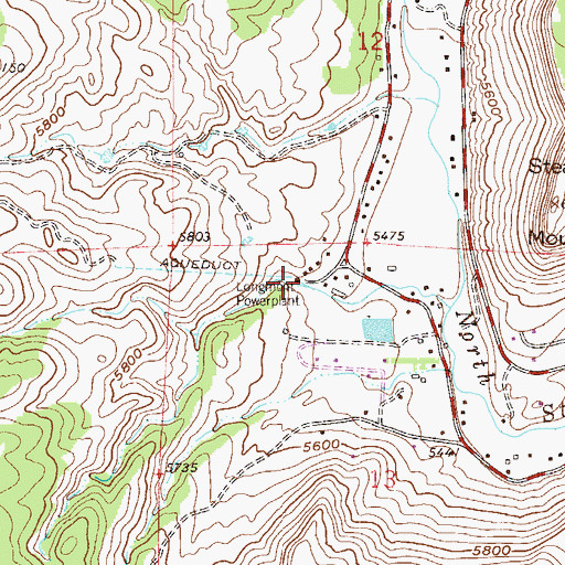Topographic Map of Longmont Powerplant, CO