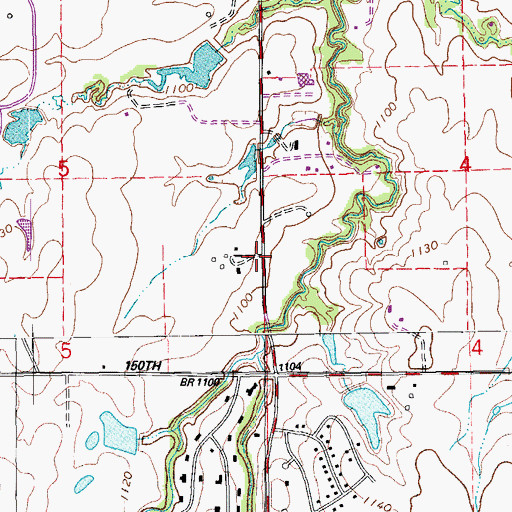 Topographic Map of Lord of Life Lutheran Church, OK