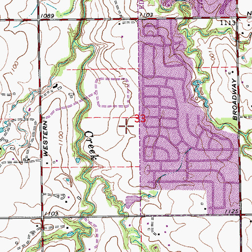Topographic Map of Stonegate Presbyterian Church, OK