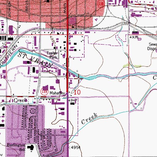 Topographic Map of Dry Creek, CO