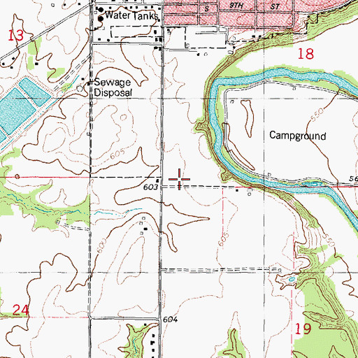 Topographic Map of Shelby County, IL