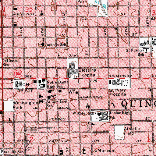 Topographic Map of Alstynes Prairie, IL