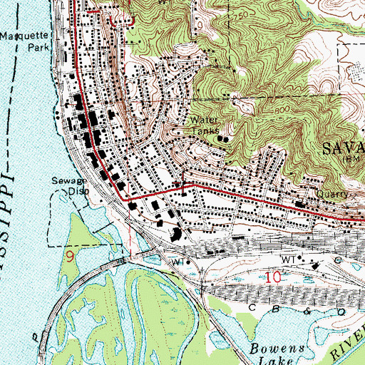 Topographic Map of Community United Church of Christ, IL