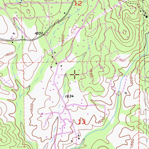 Topographic Map of Cuesta Serena, CA