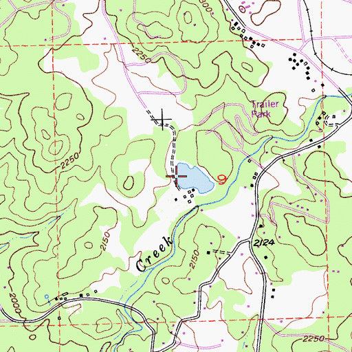 Topographic Map of Lambert Lake, CA