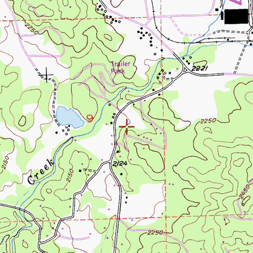 Topographic Map of Sonora Ranchettes, CA