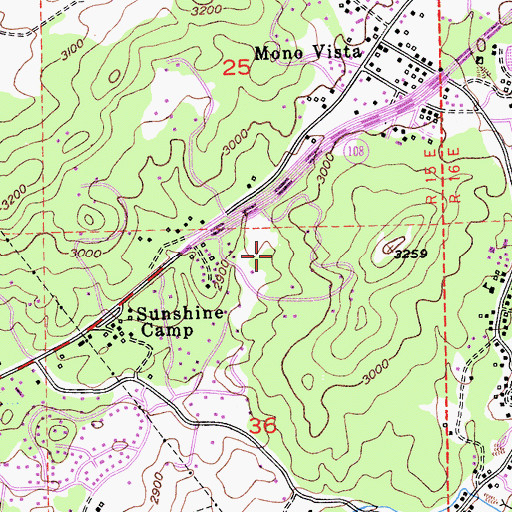 Topographic Map of Oak Gardens Estates, CA