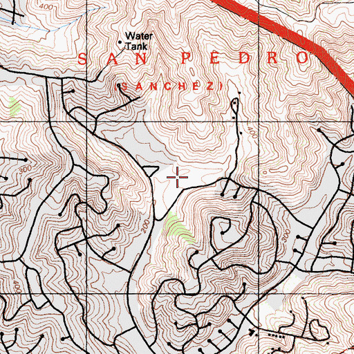Topographic Map of Cooper Field, CA