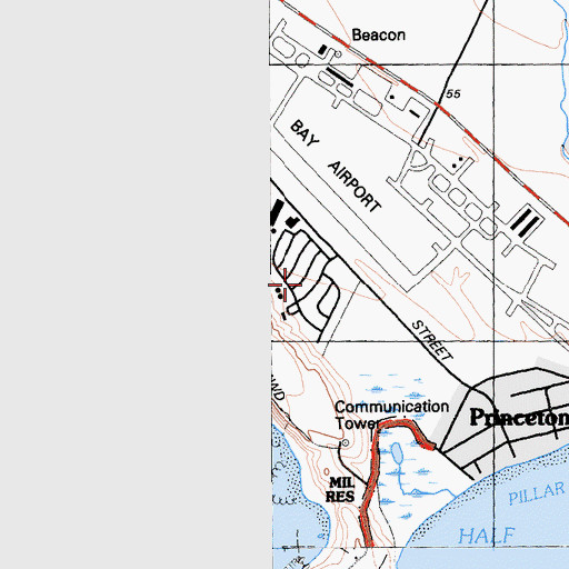 Topographic Map of El Granada Mobile Home Park, CA