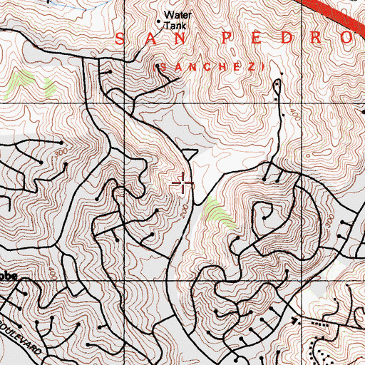 Topographic Map of Tonini Field, CA