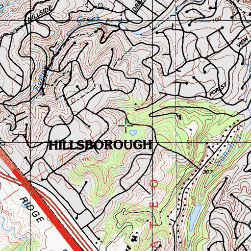 Topographic Map of Spencer Lake, CA