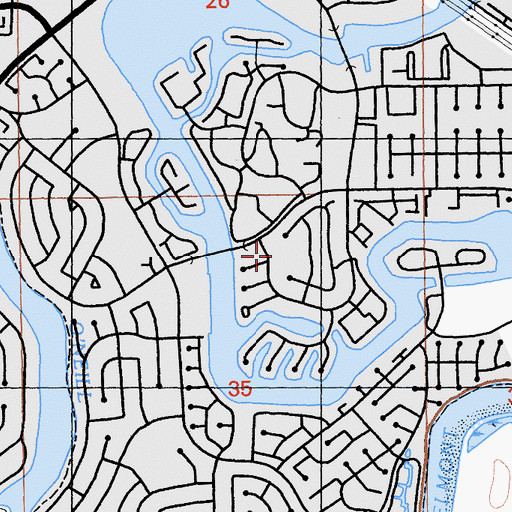 Topographic Map of Farragut Park, CA