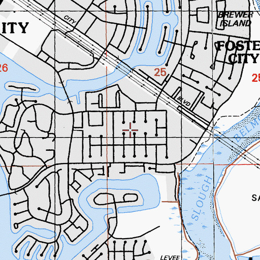 Topographic Map of Ketch Park, CA