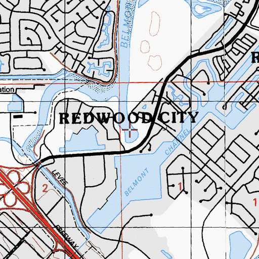 Topographic Map of Marine View Park, CA