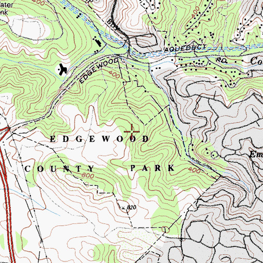 Topographic Map of Sylvan Trail, CA