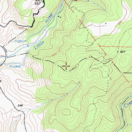 Topographic Map of Ano Nuevo Trail, CA