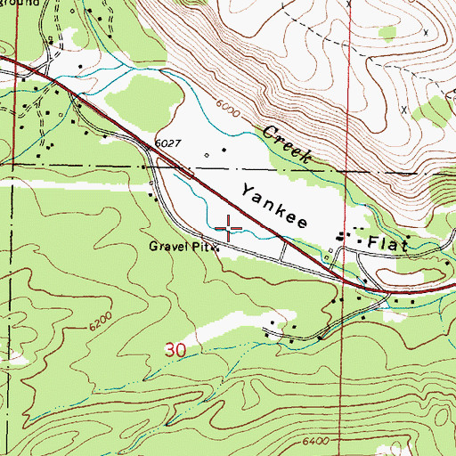 Topographic Map of Ten Mile (historical), MT