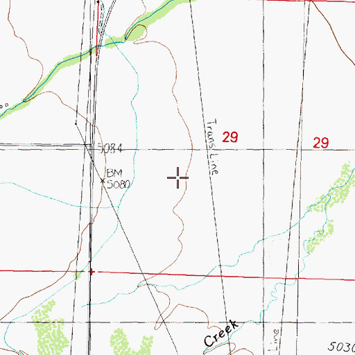 Topographic Map of Morristown Post Office (historical), MT