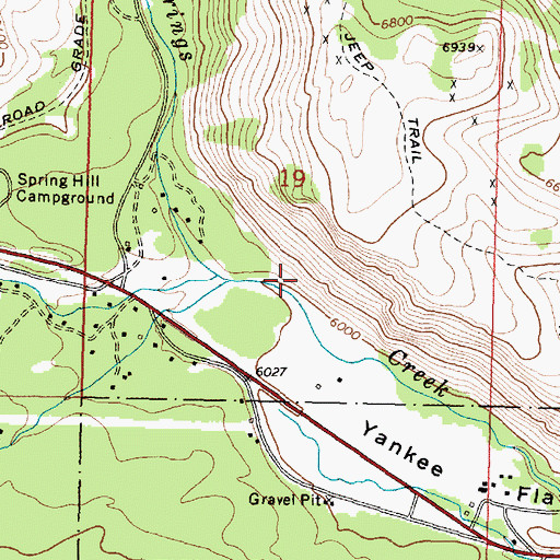 Topographic Map of Seba (historical), MT