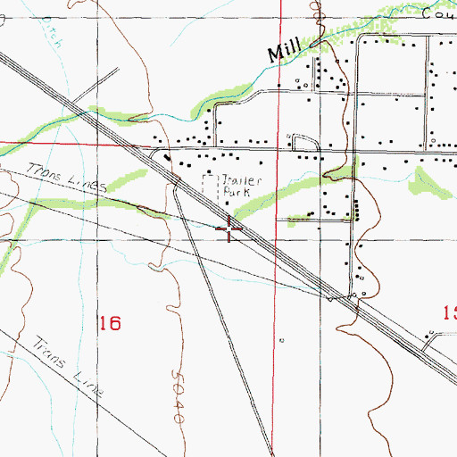 Topographic Map of Norton Junctioon (historical), MT