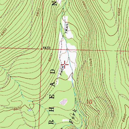 Topographic Map of Lake Gulch (historical), MT
