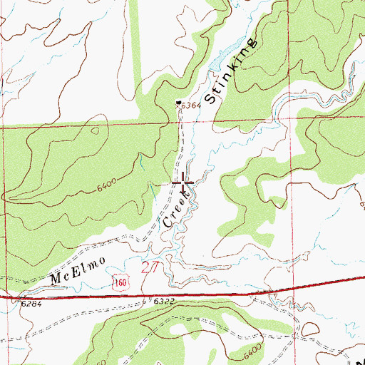 Topographic Map of Kernan Canyon, CO