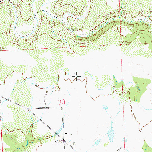 Topographic Map of Summit Ditch, CO