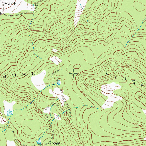 Topographic Map of Burnt Ridge, CO