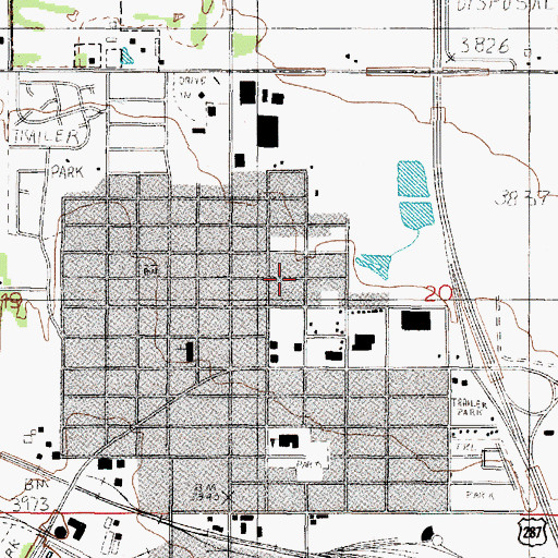 Topographic Map of Jehovahs Witnesses, MT