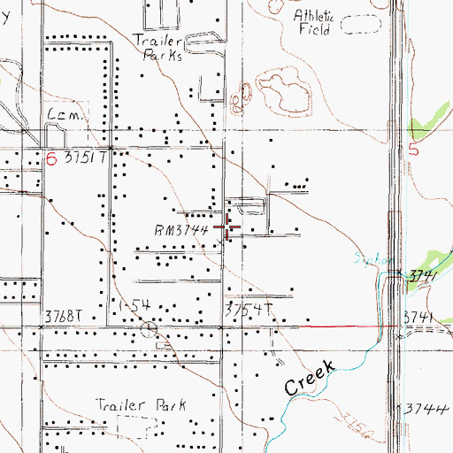 Topographic Map of Community Bible Fellowship, MT