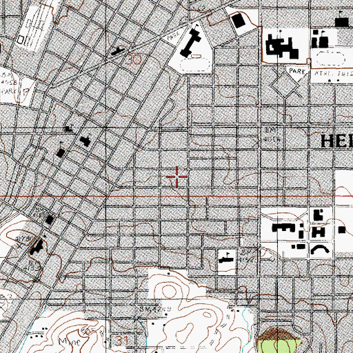 Topographic Map of Church of Gladtidings, MT